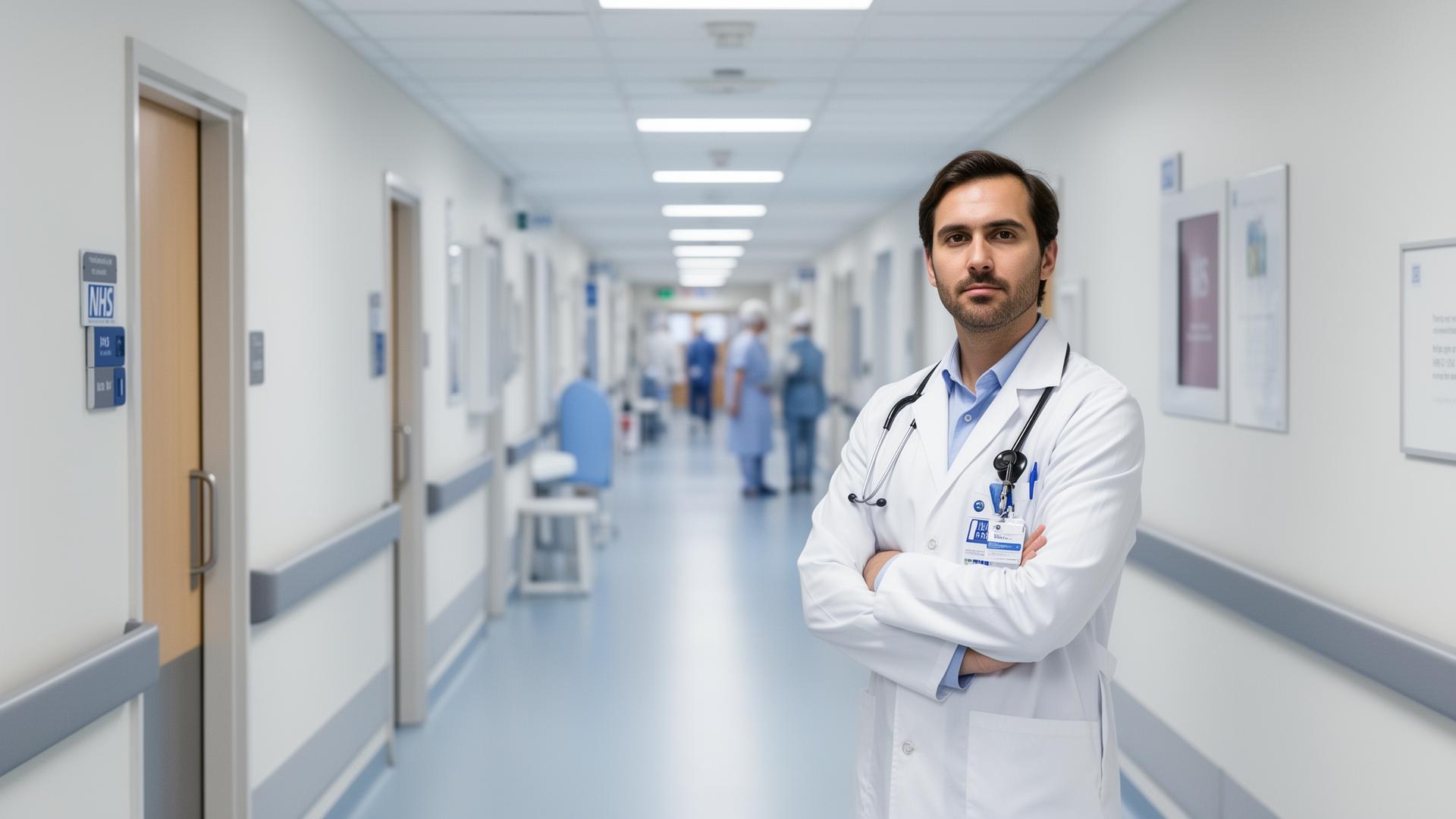Doctor reviewing patient notes